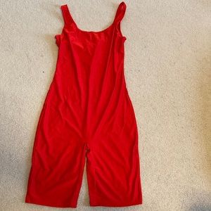 Red Bodysuit Size L